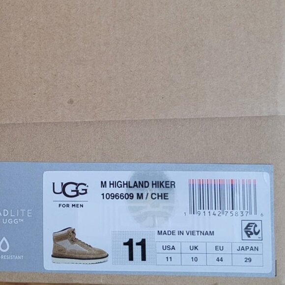 SIZE 11 Ugg Highland Hiker Boots New with TAG NIB [BROWN] GENUINE - Picture 5 of 13